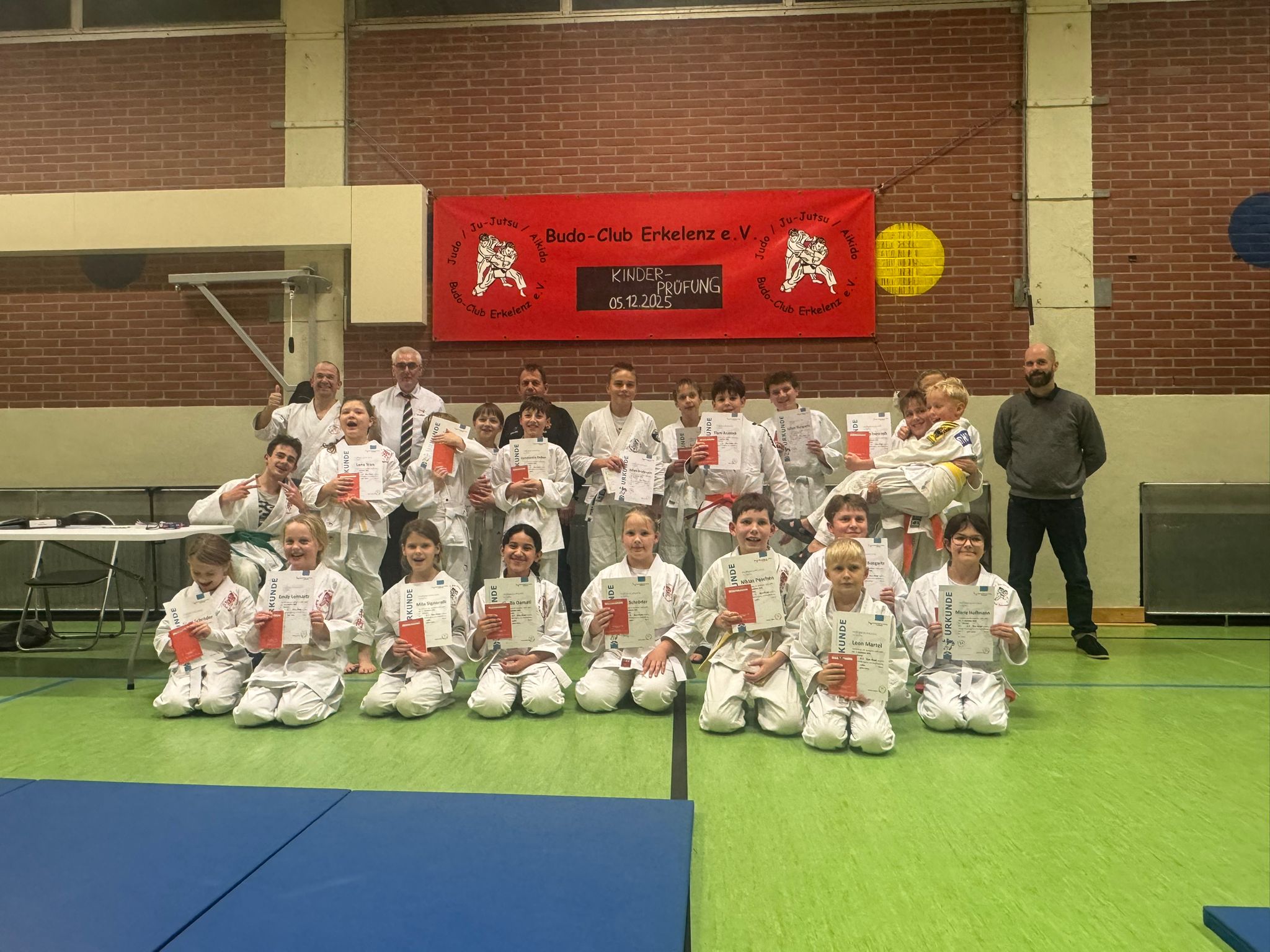 Erfolgreiche Ju-Jutsu Kyu-Kinderprüfung im Budo-Club Erkelenz
