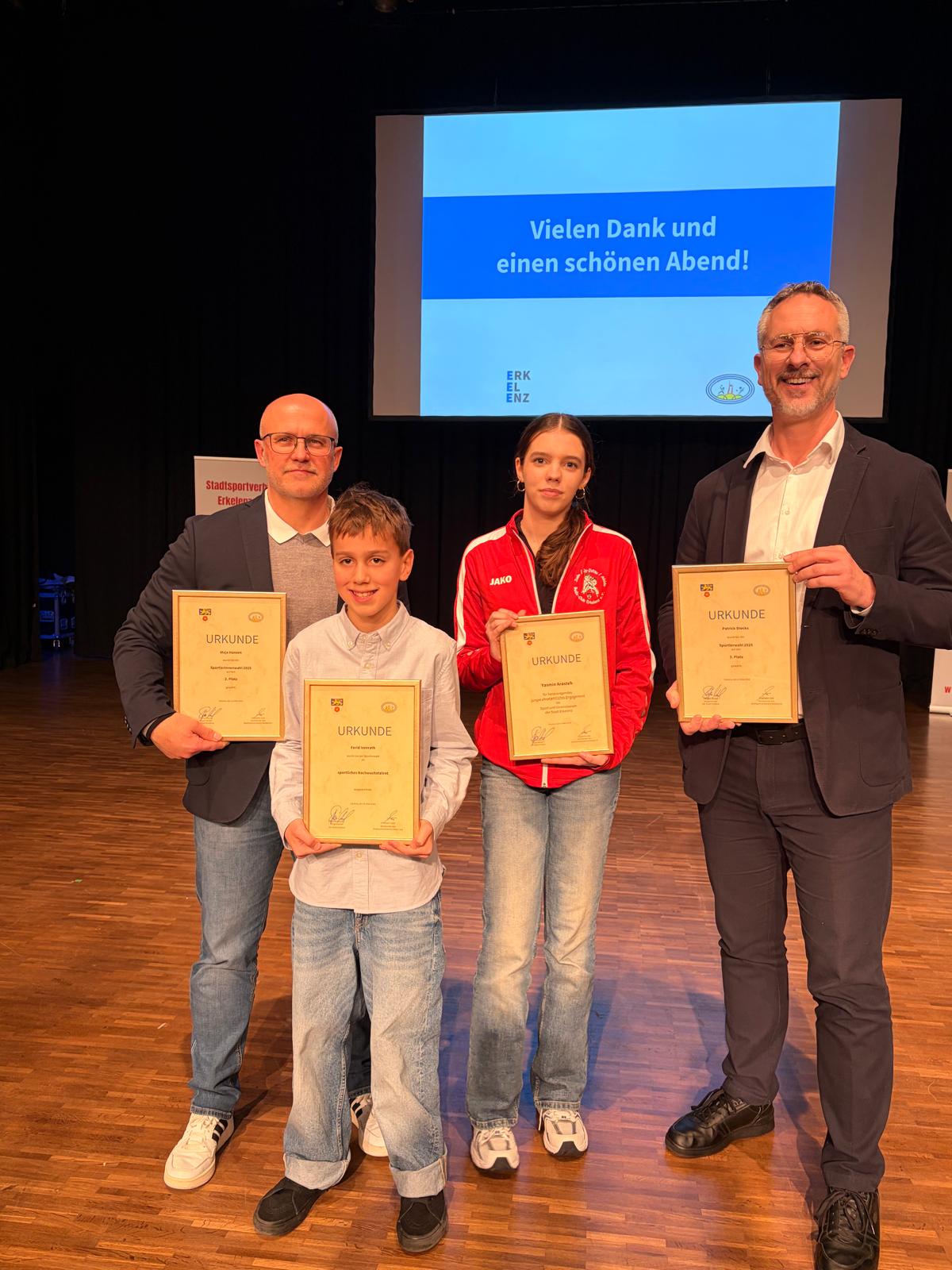 Sportlerehrung der Stadt Erkelenz für das Jahr 2025